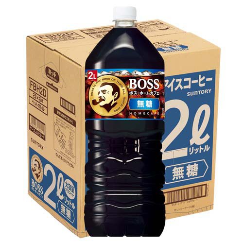 ボス ホームカフェ 無糖 ( 2L*6本入 )/ BOSS(ボス) ( BOSS コーヒー ペットボトル 無糖 )