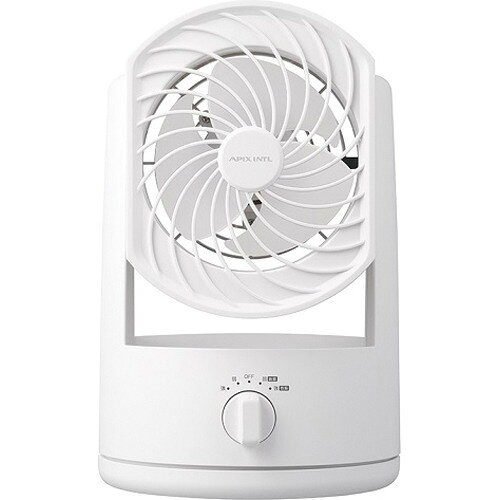 アピックス APIX フォールディングサーキュレーター ホワイト AFC-250WH(1台)