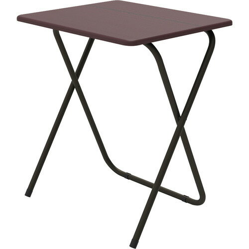 木製折りたたみデスク コンパクトタイプ ダーク木目 NFD-6050DM(1台)