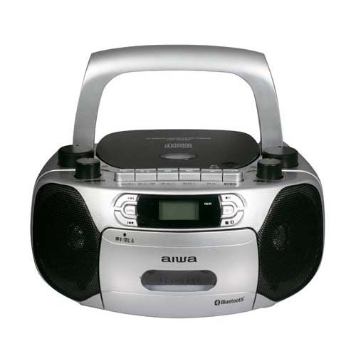 楽天市場】KINUJO JAPAN aiwa CDラジカセ CSD-B40 シルバー | 価格比較