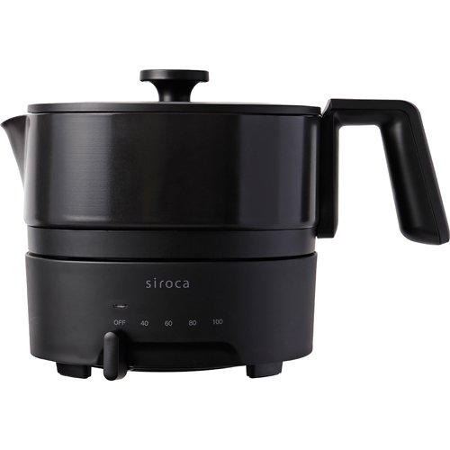 siroca おりょうりケトル ちょいなべ ブラック SK-M153(K)(1台)