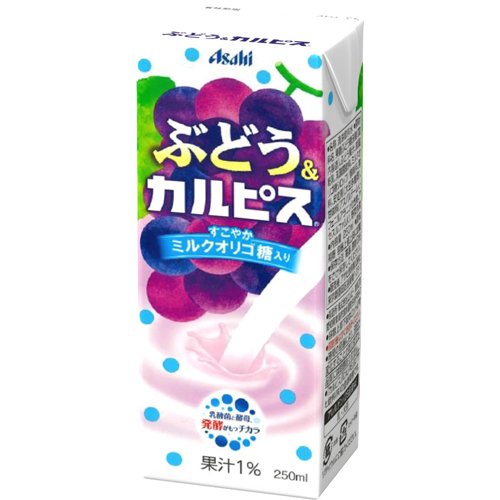 アサヒ飲料 ２１ぶどう＆「カルピス」ＬＬ２５０