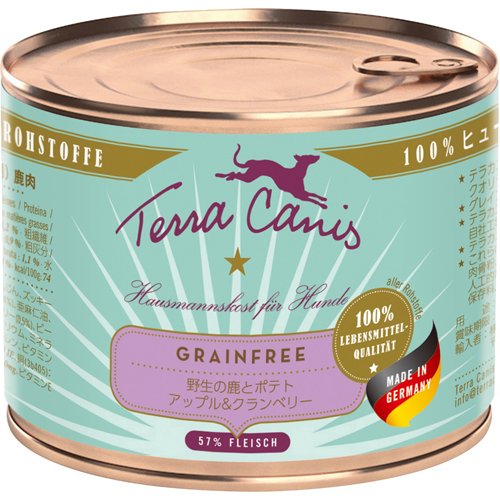 テラカニス グレインフリー 鹿肉(200g)