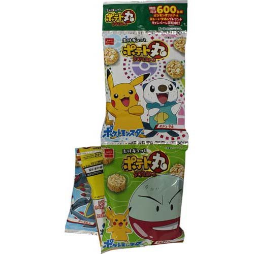 楽天市場】おやつカンパニー ポケモンポテト丸 うすしお味(15g*4