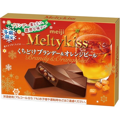 楽天市場】明治 メルティーキッス くちどけブランデー＆オレンジ(4本入