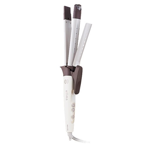【美品】スチーム ヘアアイロン32mmTESCOM TPW2832(N) コテ テスコム マイナスイオン 2WAYスチームヘアーアイロン 32mm