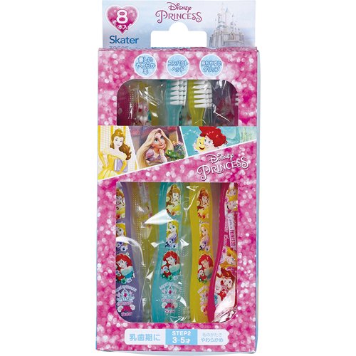 歯ブラシ 子供 まとめ買い 8本 3~5才 個包装 ディズニー プリンセス スケーター TB5SE(1個×8本入)