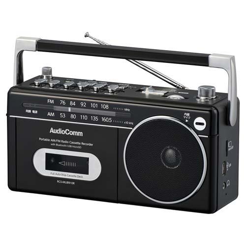 ドウシシャ SANSUI Bluetooth 機能搭載 ラジカセ SCR-B2 SANSUI Bluetooth搭載ラジカセ【USB/SDカードMP3再生対応】 SCR