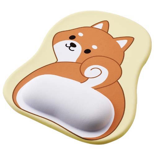 エレコム マウスパッド リストレスト付 ウレタンゲル ダイカット イヌ MP-AN05DOG(1個)