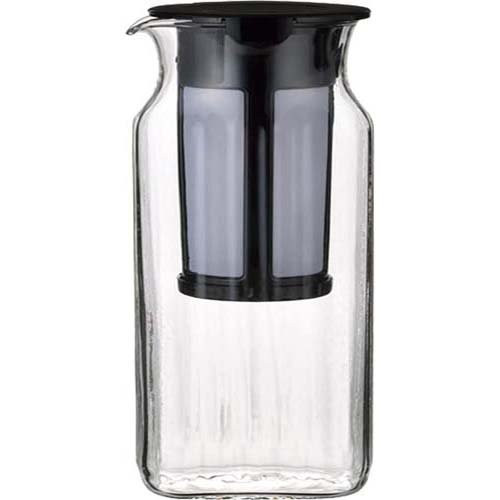 イワキ(iwaki) 水出しコーヒー＆ティー角型サーバー フィルター付き T296KF2-BK(1個)