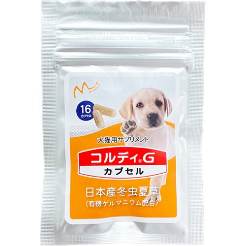 モノリス コルディG 100g スプーン付き✕2個 日本産冬虫夏草を含む犬猫用 モノリス（ペット） 犬用 猫用 ペット用 サプリメント コルディM