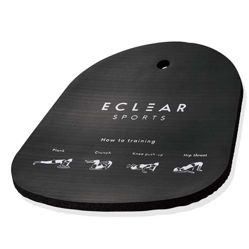 エレコム トレーニングマット 厚さ15mm 滑り止め付 壁掛け収納 HCF-YMCLBK(1個)