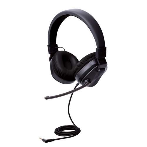 エレコム ゲーミングヘッドセット 有線 子供用 ブラック*グレー HS-KDGM01TBK(1セット)