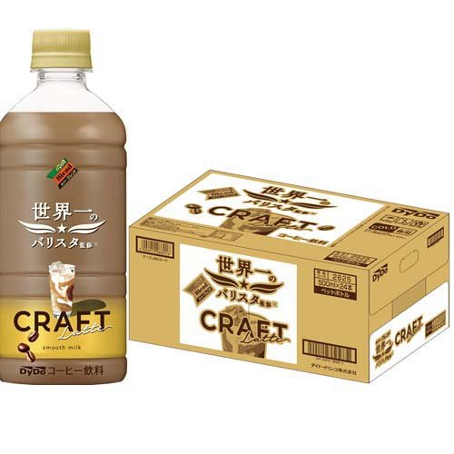 ダイドーブレンド クラフトラテ 世界一のバリスタ監修(500ml*24本入)