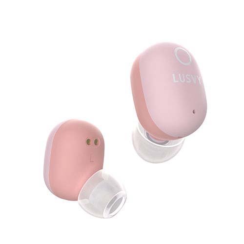NAGAOKA フルワイヤレスイヤホン LUSVY ルビーカカオピンク L102BEANRCP