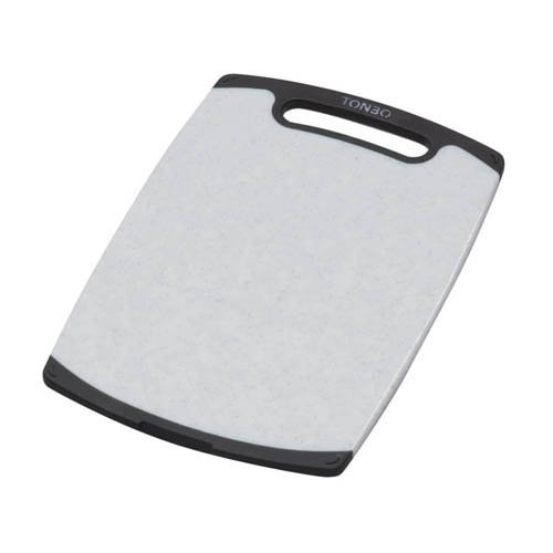 おこしやすいラバー付耐熱抗菌まな板 石目調 M(1枚)