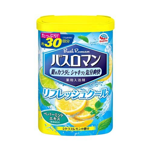 バスロマン 薬用入浴剤 夏用 リフレッシュクール(600g)