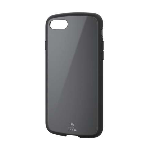ELECOM iPhone SE 第3世代用 ハイブリッドケース TOUGH SLIM LITE ブラック PM-A22STSLBK