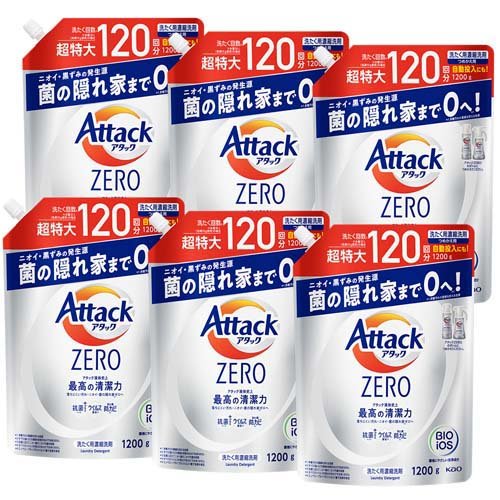 楽天市場】花王 アタックZERO 洗濯洗剤 超特大スパウト 詰替