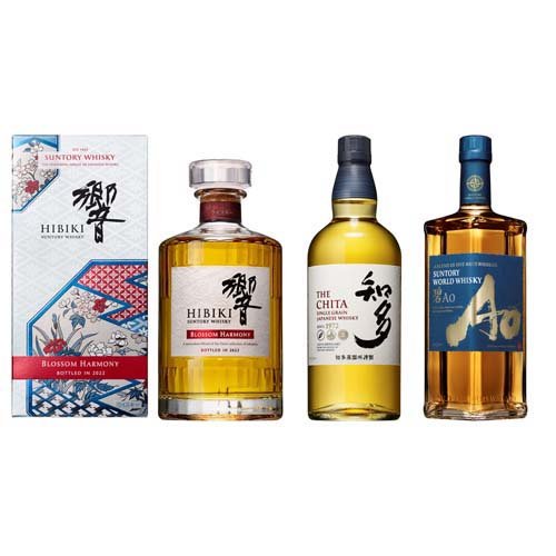 白州12年 知多 Ao碧 3本セット シングルモルト グレーン ブレンデッド ウイスキー飲み比べ