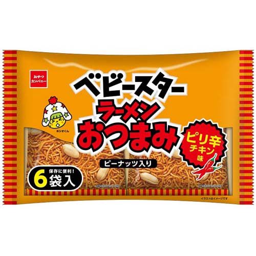 ベビースター ラーメンおつまみ ピリ辛チキン味(6袋入)