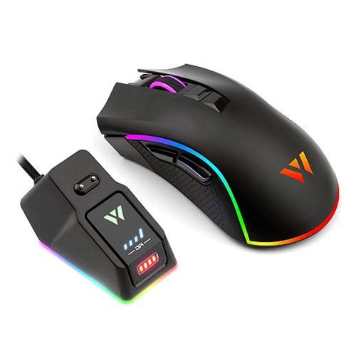 I-CHAIN WizarD 充電ステーション付ワイヤレスゲーミングマウス MK21C1(1台)