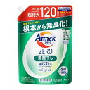 アタックZERO 洗濯洗剤 部屋干し 特大スパウト 詰替(1200g)