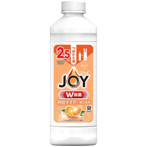 ジョイ W除菌 食器用洗剤 オレンジ 詰め替え(325ml)