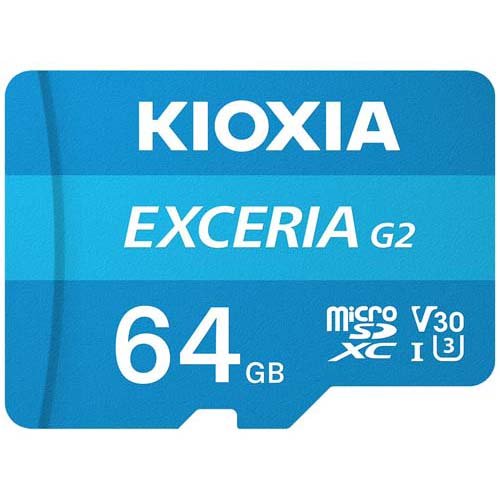 KIOXIA microSDXC/SDHC UHS-1 メモリーカード 64GB KMU-B064G