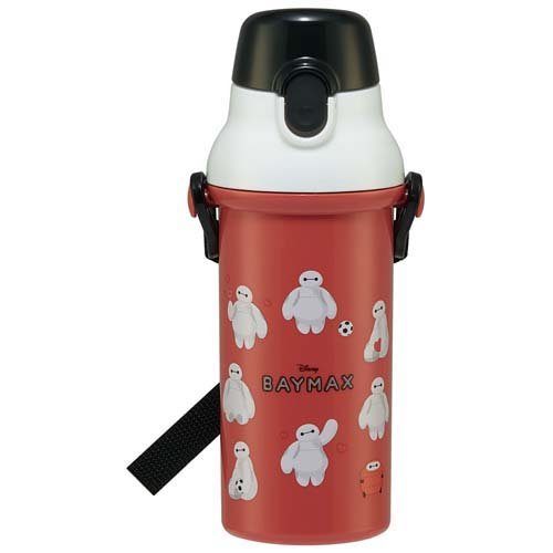 銀イオン抗菌 食洗器対応 直飲み 水筒 プラボトル 480ml ベイマックス(1本)