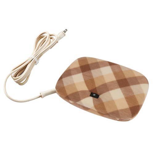 広電 電気あんか 平形 ブラウンチェック 防臭 VWH602H-BG(1台)