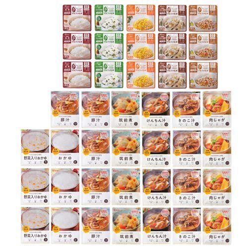 防災食12種 42食セット(1セット)
