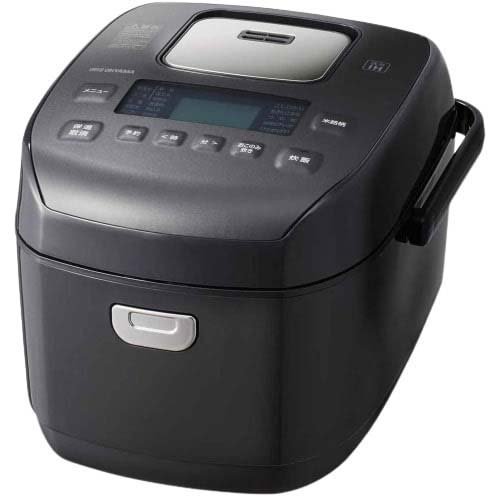 【新品　未使用】IRIS OHYAMA 極厚火釜 RC-MEA50-B Amazon | アイリスオーヤマ 炊飯器 IH式 5.5合 メタリックレッド