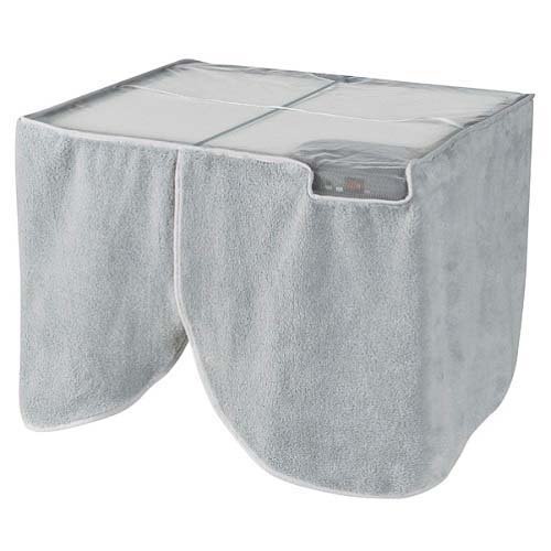 アピックス デスクパネルヒーター グレー ADH-182-GY(1台)