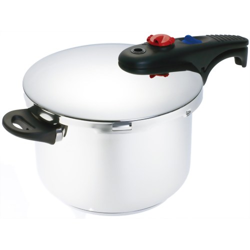 ドウシシャ　クレス圧力鍋 5.5L/2.5Lセット 楽天市場】ドウシシャ クレスデラックス IH対応 2段階片手圧力鍋 5.5L