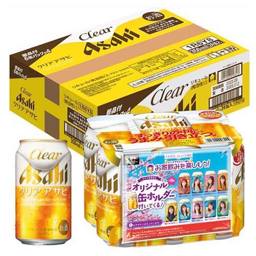 アサヒ - クリアアサヒ　350ml  60本セット Amazon.co.jp: アサヒ クリアアサヒ 350ml 6缶 : 食品・飲料・お酒