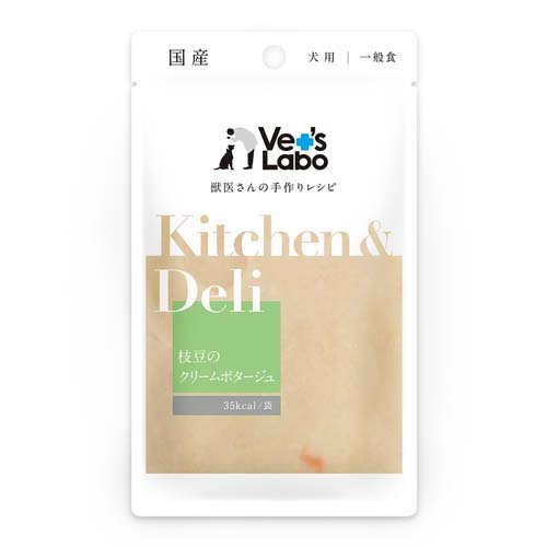 ジャパンペット Kitchen & Deli 枝豆のクリームポタージュ 80g（31200175）