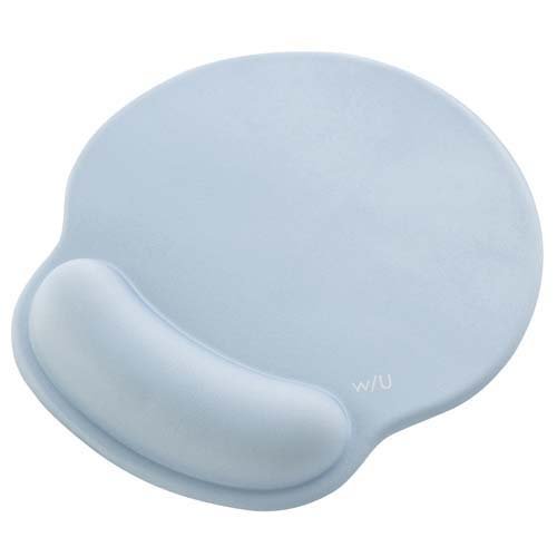 w／U マウスパッド パウダーブルー WU-MUP934B(1個)