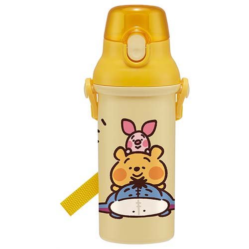 銀イオン抗菌 食洗機対応 直飲み 水筒 480ml カナヘイ くまのプーさん(1個)