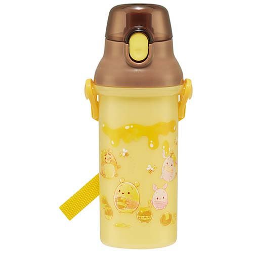 銀イオン抗菌 食洗機対応 直飲み 水筒 480ml ウフフィ くまのプーさん(1個)