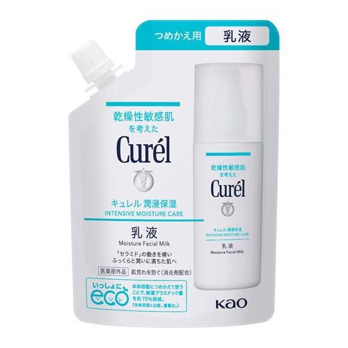 キュレル 潤浸保湿 乳液 つめかえ用 100ml 敏感肌 保湿 乾燥肌 スキンケア セラミドケア 弱酸性 【送料無料】