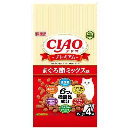 CIAO プレミアム まぐろ節ミックス味(150g*4袋入)