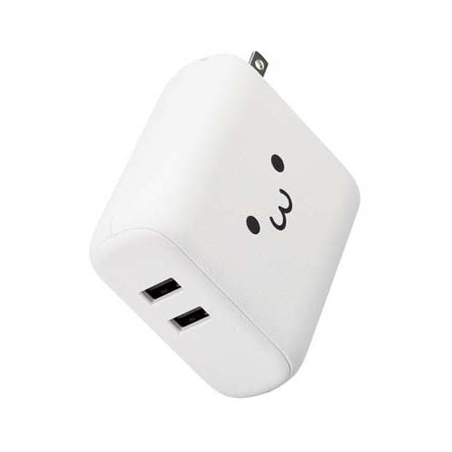 エレコム モバイルバッテリー  Type-C 5000mAh 12w 充電器 iPhone Android ホワイト(1個)