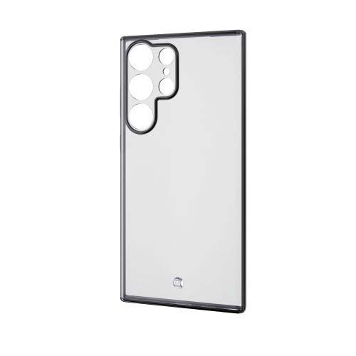 エレコム Galaxy S23 Ultra ケース ソフト メタリックフレーム 極限設計 ブラック(1個)