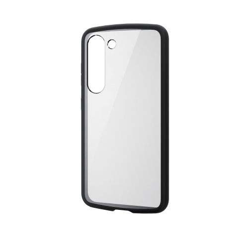 エレコム Galaxy S23 ケース ハイブリッド 衝撃吸収 軽量 TOUGH SLIM LITE ブラック(1個)