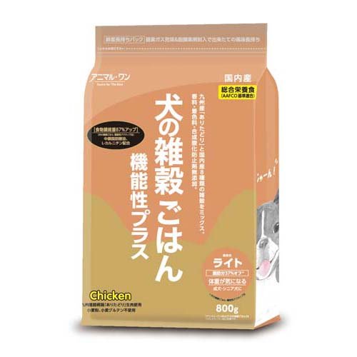 バンビーニ犬の雑穀ごはん 機能性プラス 800g チキンアクティブ 楽天市場】ベストアメニティ 犬の雑穀ごはん 機能性プラス