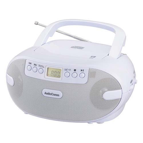 楽天市場】オーム電機 AudioComm ステレオCDラジオ RCR-600Z-H