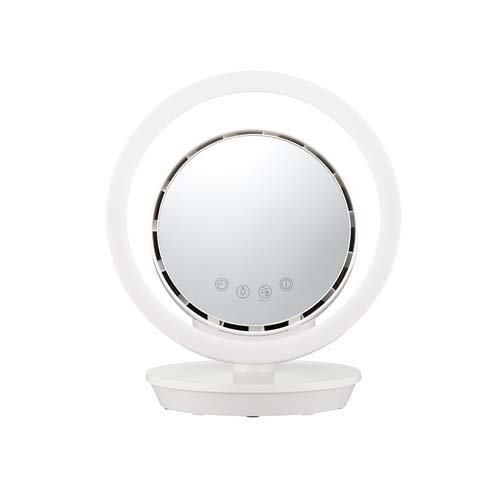 東芝 LEDミラー付き卓上扇風機 DCモーター搭載 TF-14DT26(W)(1台)