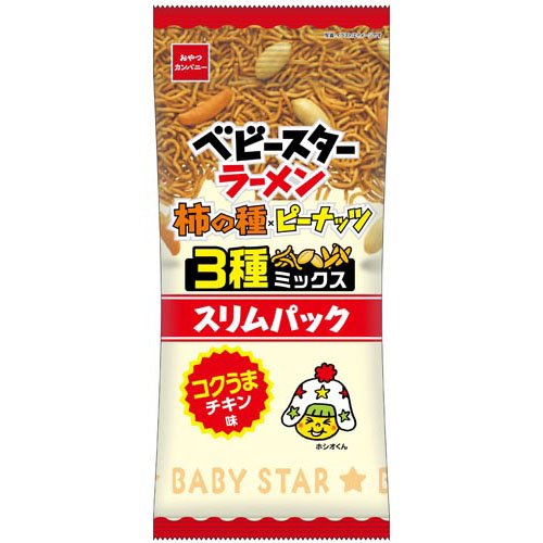 ベビースターラーメン 柿の種MIXスリムパック コクうまチキン味(52g)