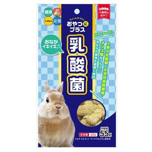 おやつにプラス 乳酸菌 小動物用おやつ(55g)